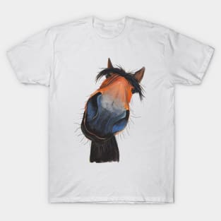 Happy Horse ' HaPPY DaVE ' by Shirley MacArthur T-Shirt